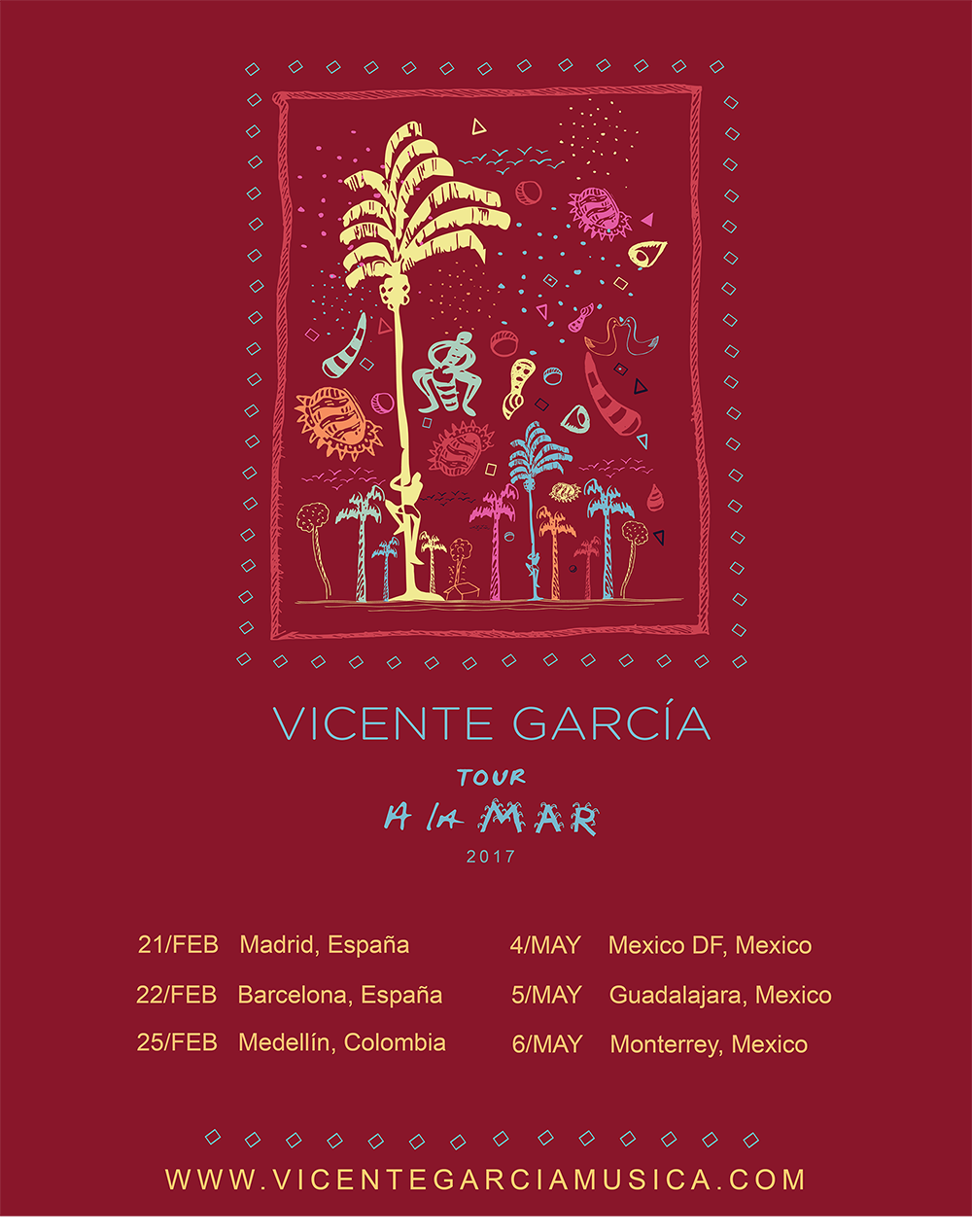 VICENTE GARCÍA TOUR A LA MAR 2017